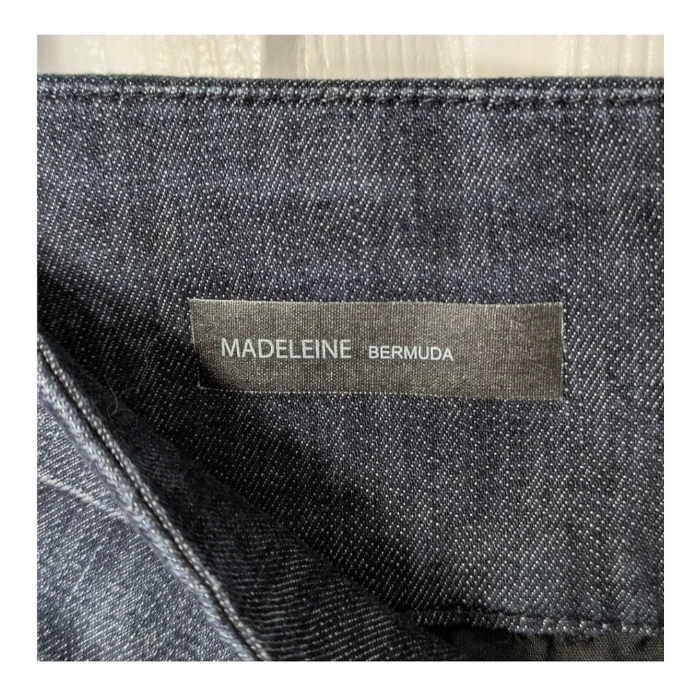 Y2K Kut From The Kloth Madeleine Bermuda Short Dark Wash Denim High Waist Size 0